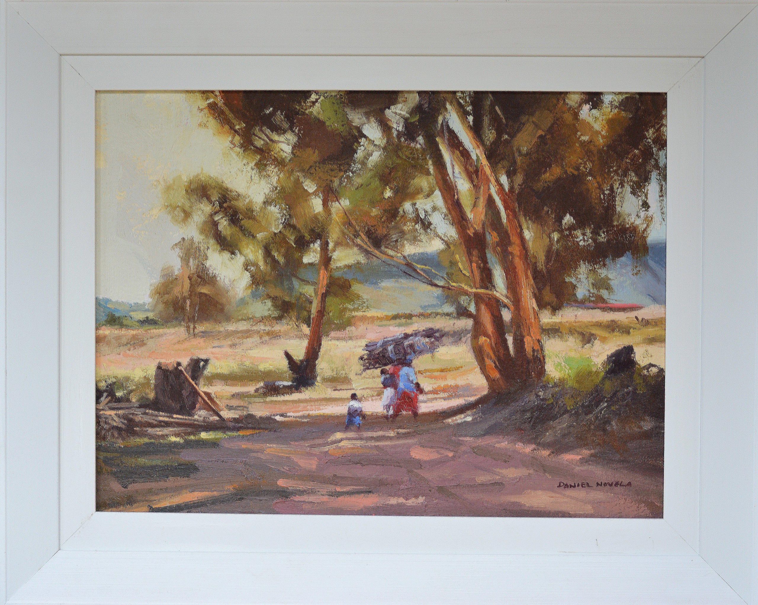 Daniel Novela - Woman and Gum Trees - Framed Daniel Novela - Woman and Gum Trees - Framed