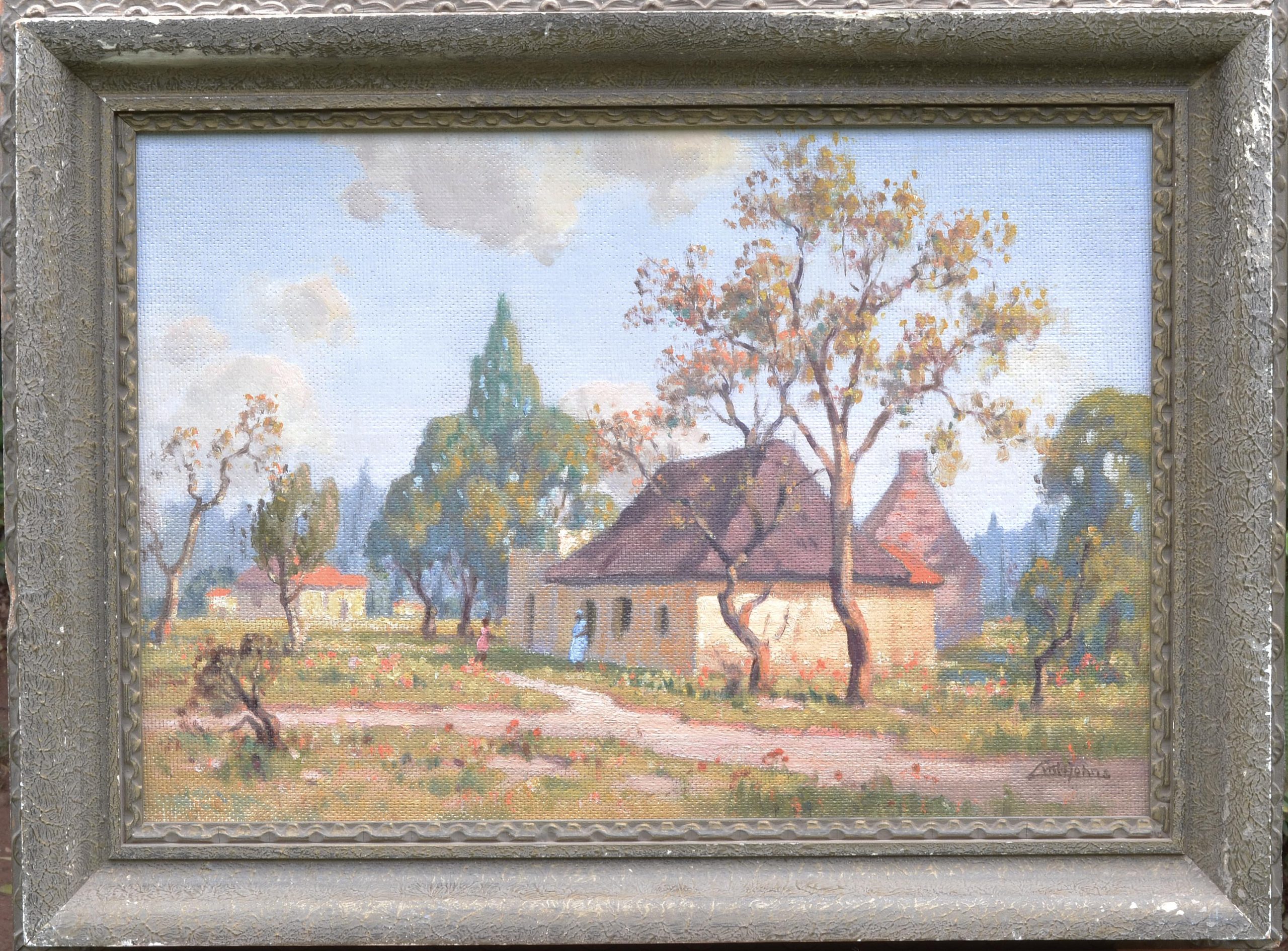 John Littlejohns - House in the Countryside - Framed John Littlejohns - House in the Countryside - Framed