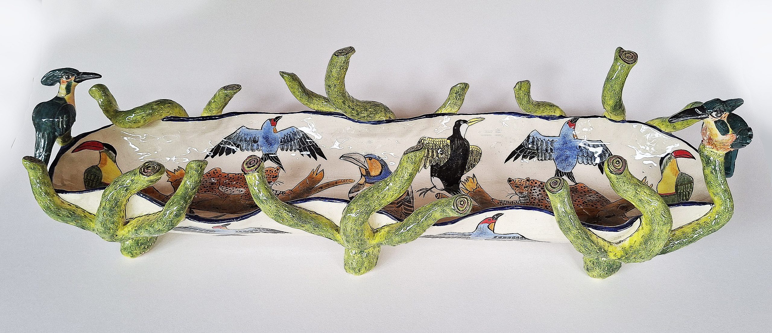 Ardmore Kingfisher Platter Ardmore Kingfisher Platter