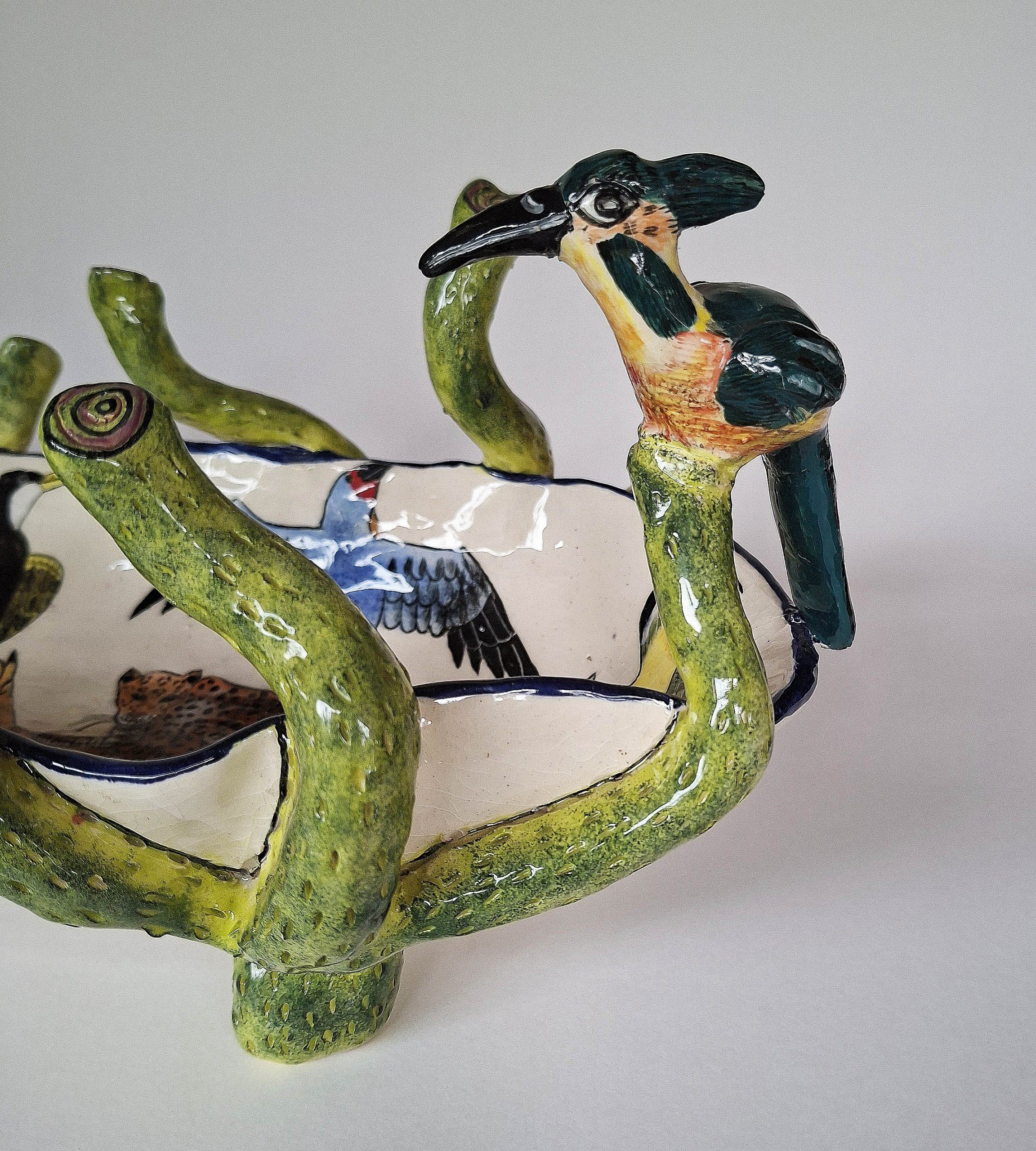Ardmore Kingfisher Platter Ardmore Kingfisher Platter