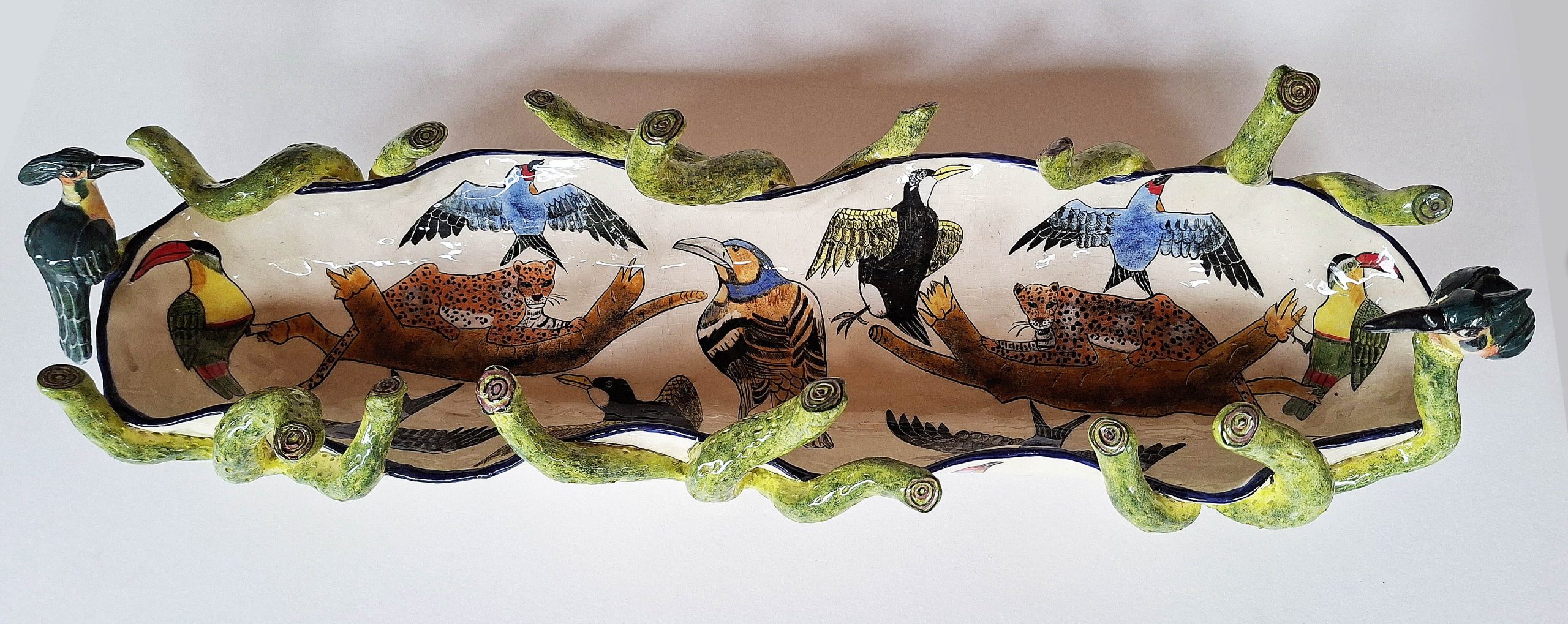 Ardmore Kingfisher Platter Ardmore Kingfisher Platter