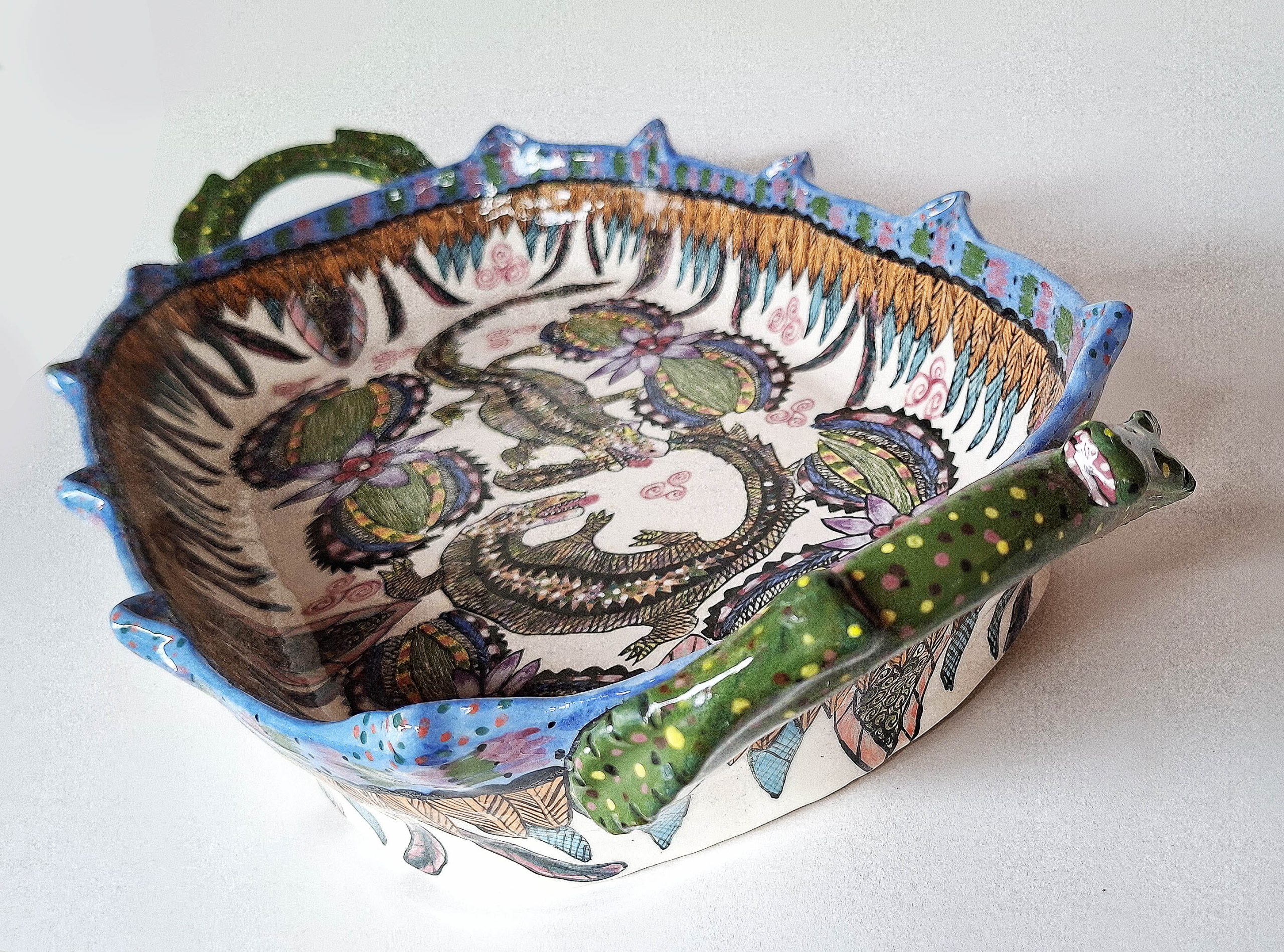 Ardmore Lizard Platter Ardmore Lizard Platter