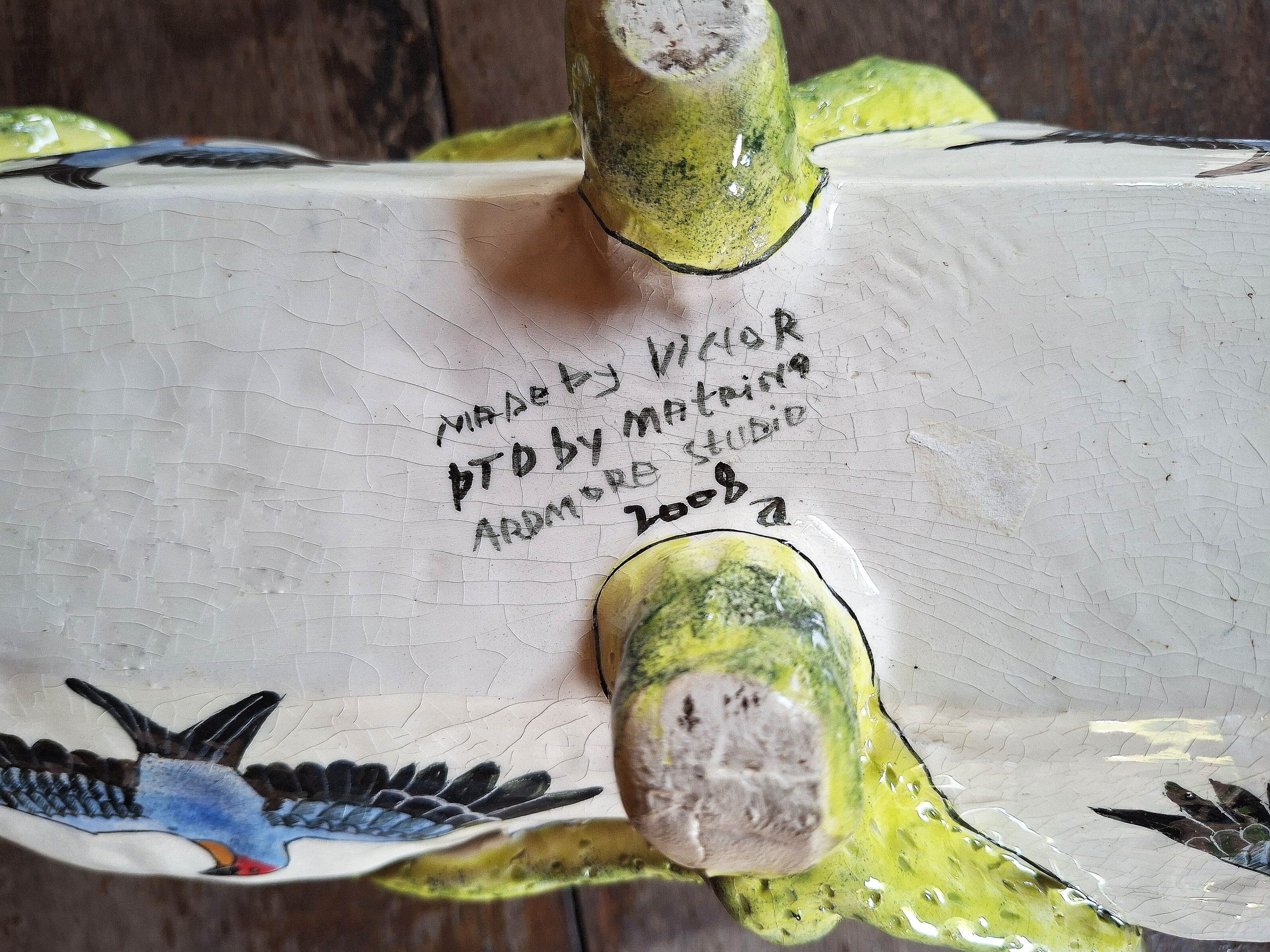Ardmore Kingfisher Platter Ardmore Kingfisher Platter