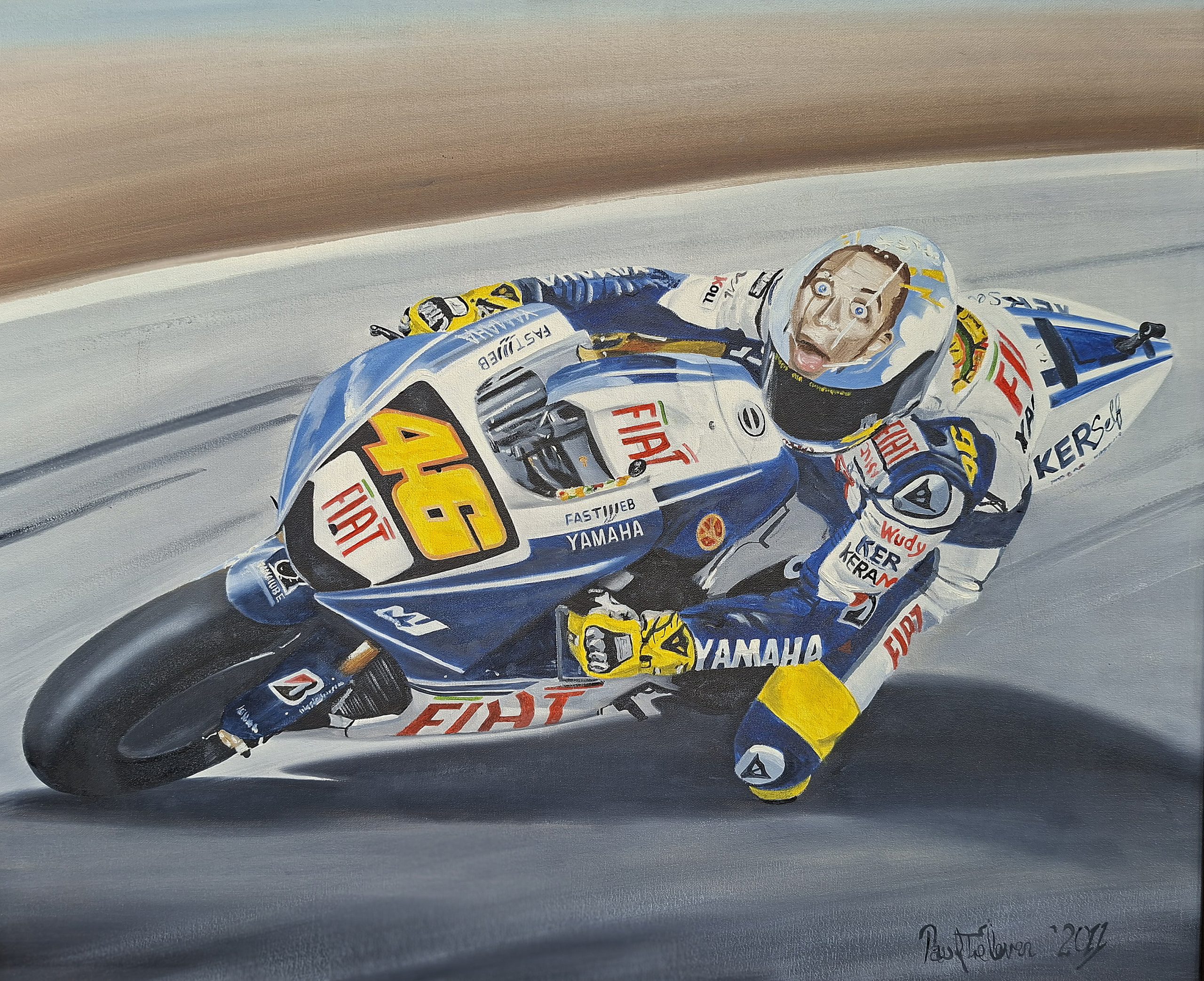 Paul Treleven - Valentino Rossi Yamaha YZR-M1 Paul Treleven - Valentino Rossi Yamaha YZR-M1